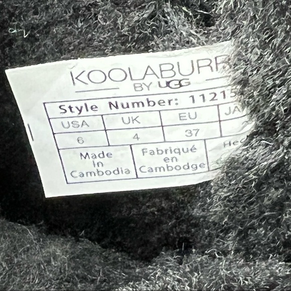 Koolaburra By UGG Women's Delene Wrap Buckle Strap Booties US6 Black Suede $100 - Picture 8 of 11